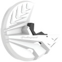 Protection de disque de frein et talon de fourche Polisport BETA RR couleur blanc