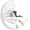 Protection de disque de frein et talon de fourche Polisport BETA RR couleur blanc