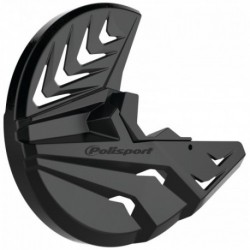 Protection de disque de frein et talon de fourche Polisport BETA RR couleur noir