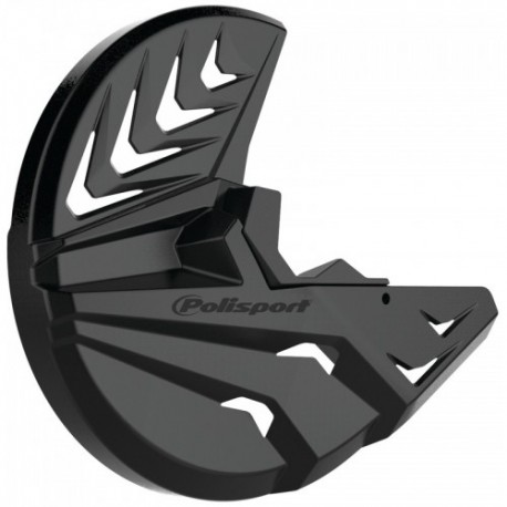 Protection de disque de frein et talon de fourche Polisport BETA RR couleur noir