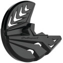Protection de disque de frein et talon de fourche Polisport BETA RR couleur noir