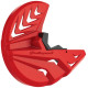 Protection de disque de frein et talon de fourche Polisport BETA RR couleur rouge