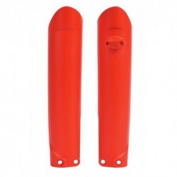 Protections de fourche Polisport SX / SXF 2015 à 2022 couleur orange fluo
