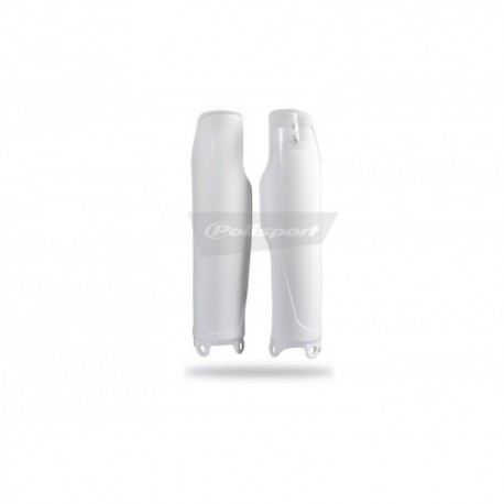 Protections de fourche Polisport 250 KXF / 450 KXF 2009 - couleur blanc