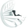 Protection de disque de frein et talon de fourche Polisport 250 KXF / 450 KXF couleur blanc