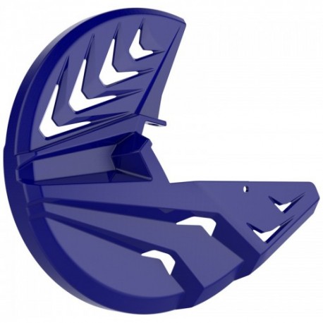 Protection de disque de frein et talon de fourche Polisport YZ / YZF couleur bleu