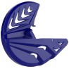 Protection de disque de frein et talon de fourche Polisport YZ / YZF couleur bleu