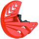 Protection de disque de frein et talon de fourche Polisport KTM couleur orange
