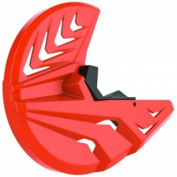 Protection de disque de frein et talon de fourche Polisport KTM couleur orange