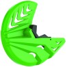 Protection de disque de frein et talon de fourche Polisport 250 KXF / 450 KXF couleur jaune