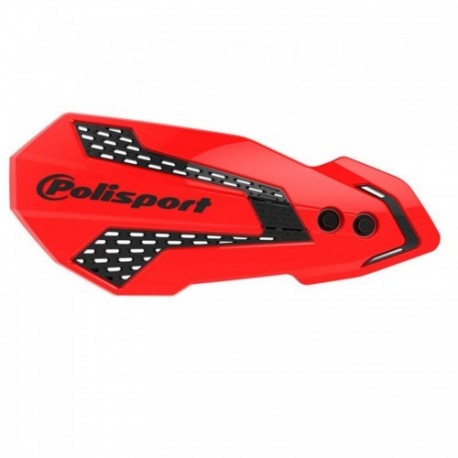 Protèges mains Polisport MX FLOW couleur noir rouge