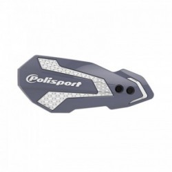 Protèges mains Polisport MX FLOW couleur blanc gris