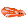 Protèges mains Polisport MX FLOW couleur blanc orange