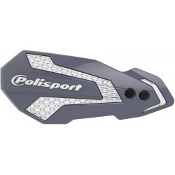 Protèges mains Polisport MX FLOW couleur blanc gris