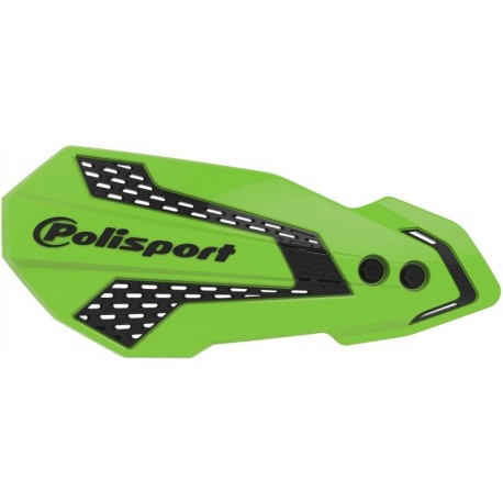 Protèges mains Polisport MX FLOW couleur noir vert