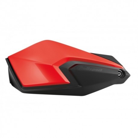 Protèges mains Polisport S-DUAL couleur noir rouge