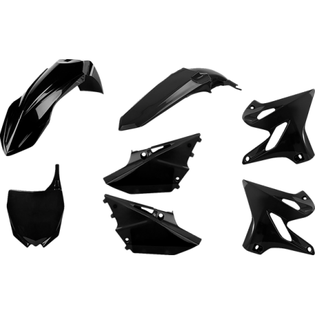 Kit plastiques Polisport 125 YZ / 250 YZ 2015 à 2021 couleur noir