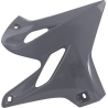 Paire d'ouïes de radiateurs Polisport 125 YZ / 250 YZ 2002 à 2014 Restyle couleur gris