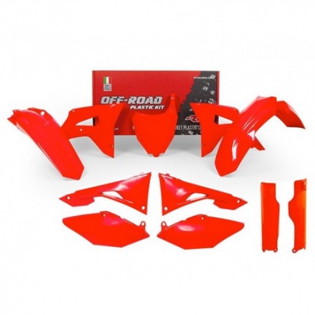 Kit plastiques Rtech Honda rouge fluo