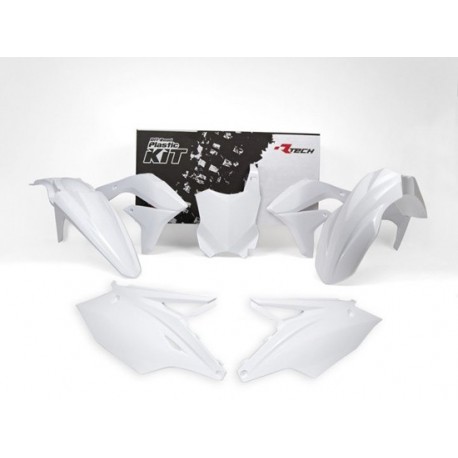 Kit plastiques Rtech Kawasaki Blanc