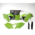 Kit plastiques Rtech Kawasaki Vert Fluo