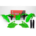 Kit plastiques Rtech Kawasaki vert fluo