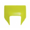 Face plastique de plaque phare Rtech jaune fluo