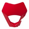 Face plastique de plaque phare Rtech Rouge