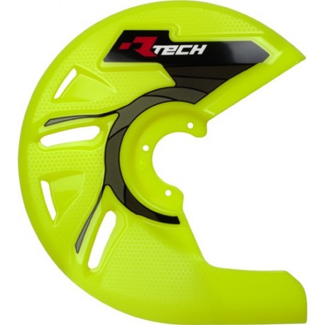 Protection de disque de frein avant Rtech couleur Jaune Neon