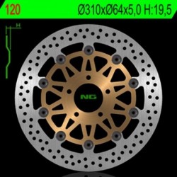 Disque de frein NG BRAKES rond flottant