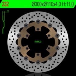 Disque de frein NG BRAKES rond flottant