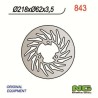 Disque de frein NG BRAKES rond fixe