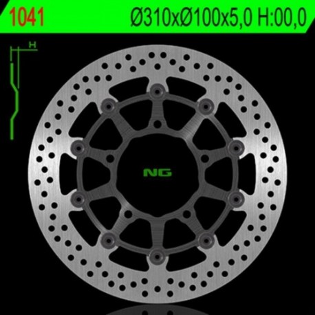 Disque de frein NG BRAKES rond flottant