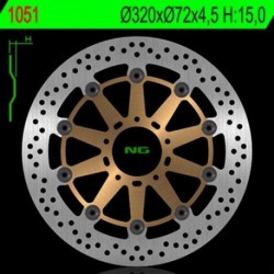 Disque de frein NG BRAKES rond flottant