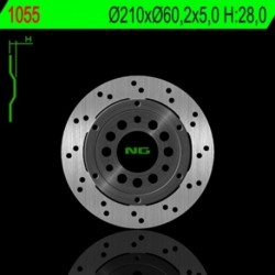 Disque de frein NG BRAKES rond flottant