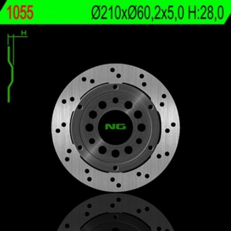 Disque de frein NG BRAKES rond flottant