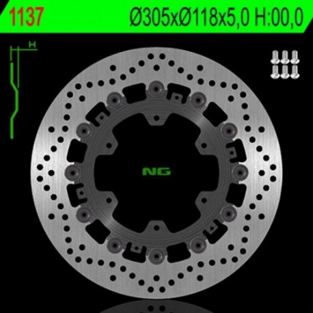 Disque de frein NG BRAKES rond flottant