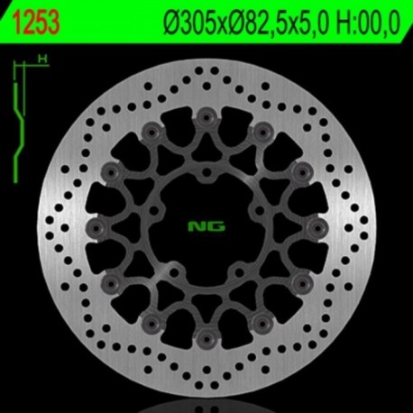 Disque de frein NG BRAKES rond flottant