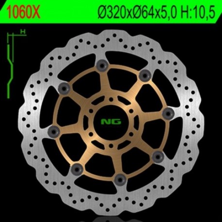 Disque de frein NG BRAKES pétale flottant