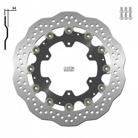 Disque de frein NG BRAKES pétale flottant