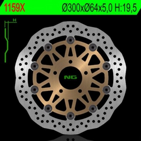 Disque de frein NG BRAKES pétale flottant