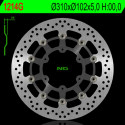 Disque de frein NG BRAKES rond flottant (centre en aluminium )