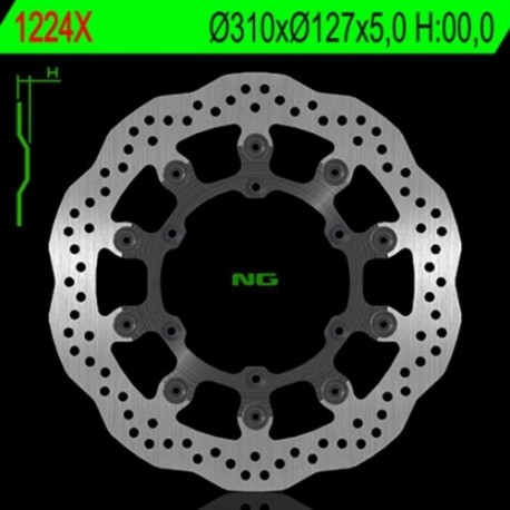 Disque de frein NG BRAKES pétale flottant