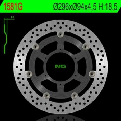 Disque de frein NG BRAKES rond flottant