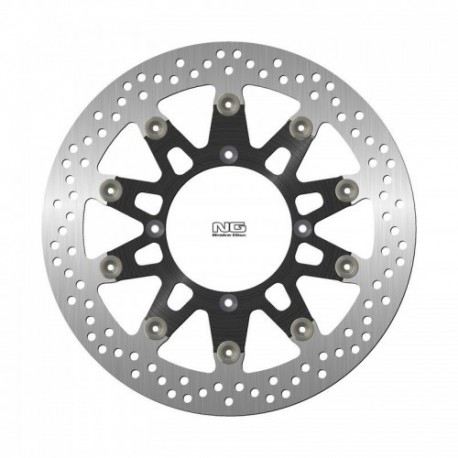 Disque de frein avant NG BRAKES rond flottant 320 mm supermotard KX KXF