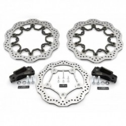 Kit disque de frein Oversize NG BRAKES pétale flottant - T-Max 530 Axial