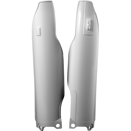 Protections de fourche Polisport 250 KXF / 450 KXF 2006 à 2008 couleur blanc