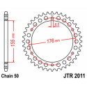 Couronne JT SPROCKETS JTR2011 43 dents - pas de 530