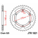 Couronne JT SPROCKETS JTR1821 47 dents - pas de 525 acier carbone C49