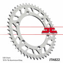 Couronne JT SPROCKETS aluminium ultra-light anti-boue SHERCO / BETA / GAS GAS - 2019 / HVA - 2014 53 dents Noir